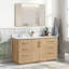 Meuble-lavabo simple 60 po avec plateau en pierre composite Cloverfield-93496121-93496120
