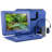 Trexonic 14.1 Inch Portable DVD Player with Swivel TFT-LCD Screen and USB,SD,AV,HDMI Inputs