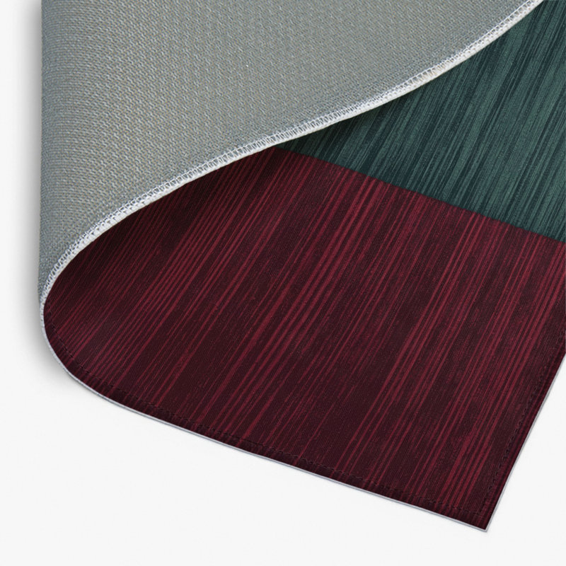 Tapis intérieur / extérieur rouge HorizontalStripes, Rectangle 4pi x 6 pi