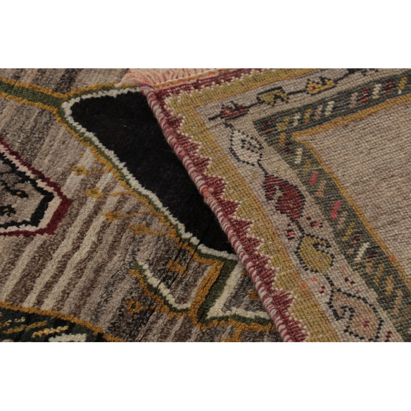 Vintage One-of-a-Kind 2'10" X 6'4" Hand Knotted Area Rug