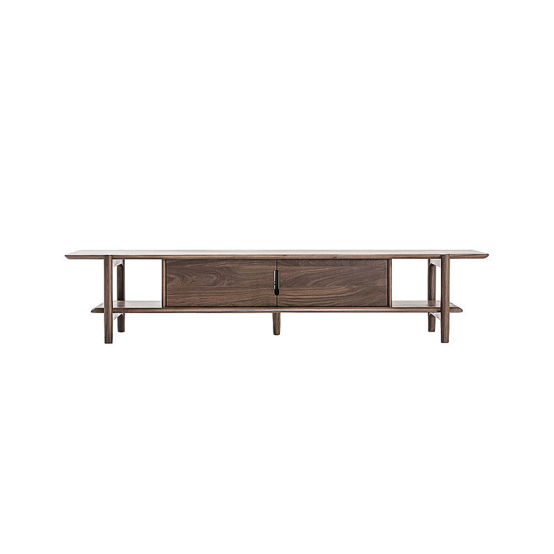 Creative Black Walnut TV Audio Visual Cabinet