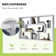 76*9*48cm, Wall-Mounted Storage Shelf - MDF/Chipboard Material, Space-Saving Hanging Bookcase