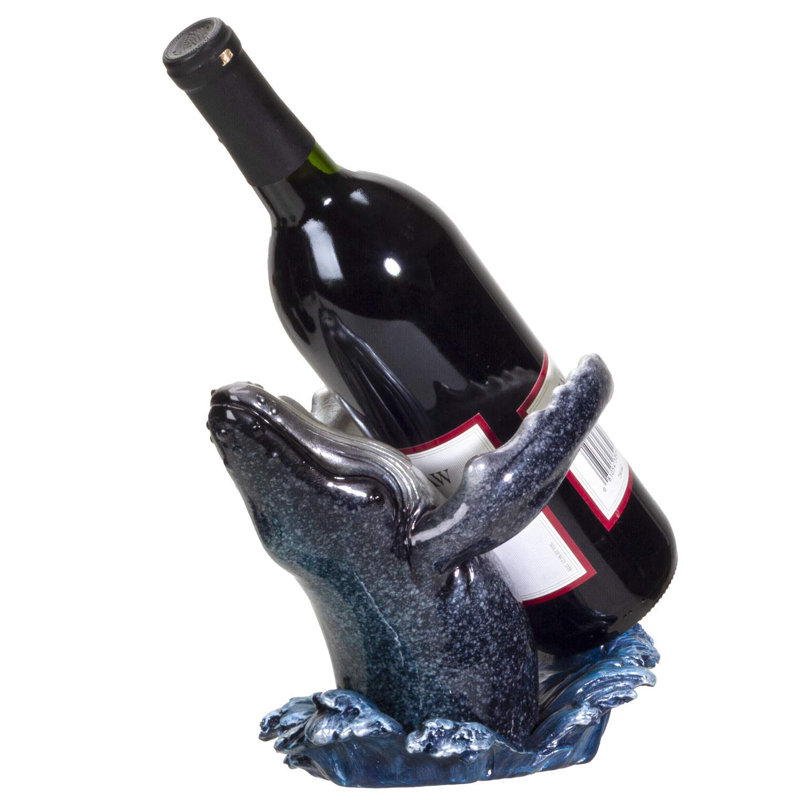Support à vin de table 1 bouteille de mer baleine Walsh