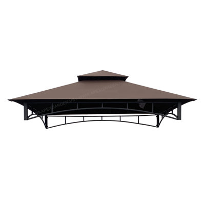Auvent de remplacement APEX GARDEN pour pavillon de jardin à barbecue à deux niveaux 8 pi x 5 pi # L-GG001PST-F