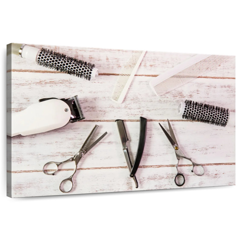 Ensemble de salon de coiffure Shuttleworth, H 30 po x l 45 po