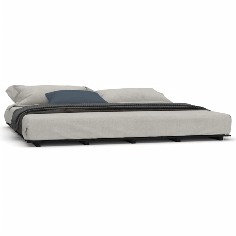 Lilyrae Solid Wood Bed, White, Super King 180 x 200 cm