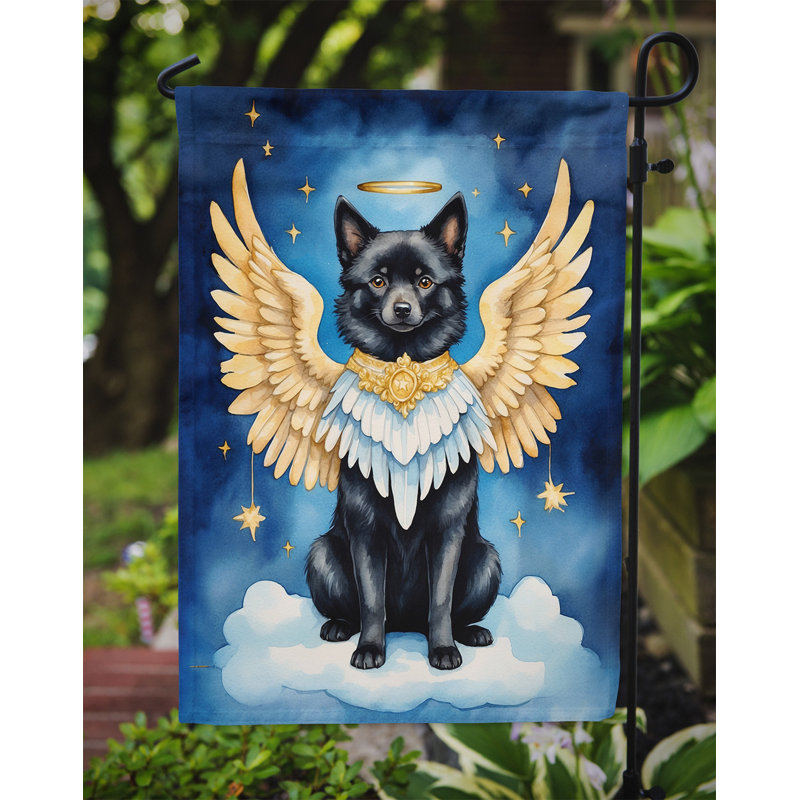 Drapeau Schipperke My Angel Garden