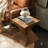 Weott Concrete Top End Table