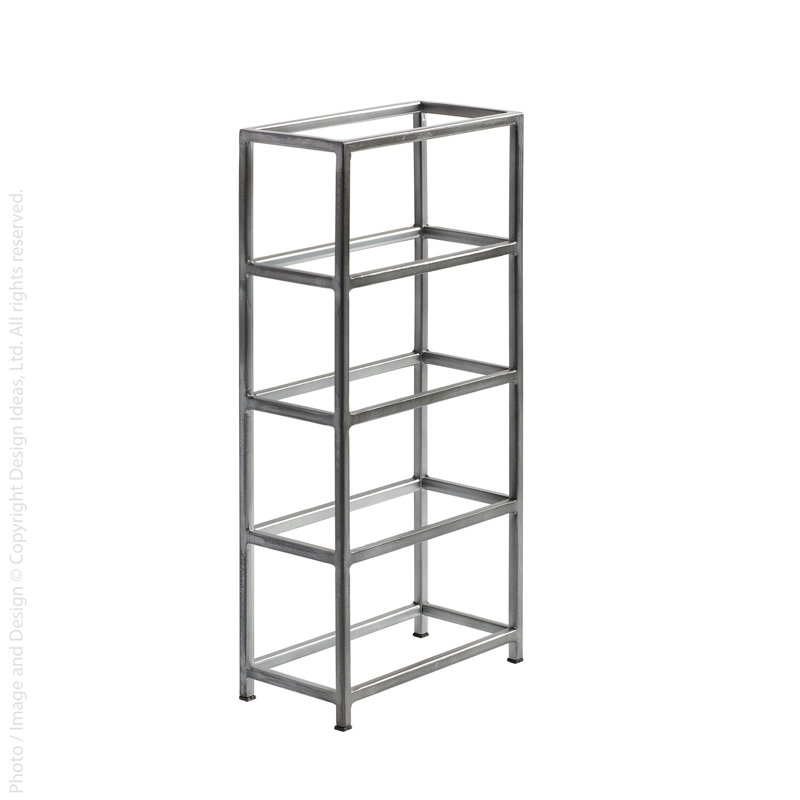 Adolphine Tabletop Wine Bottle Rack in Silver