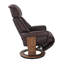 Fauteuil inclinable pivotant rembourré - pivotant à 360 °, inclinable à 147 ° et repose-pieds rabattable-1921963766