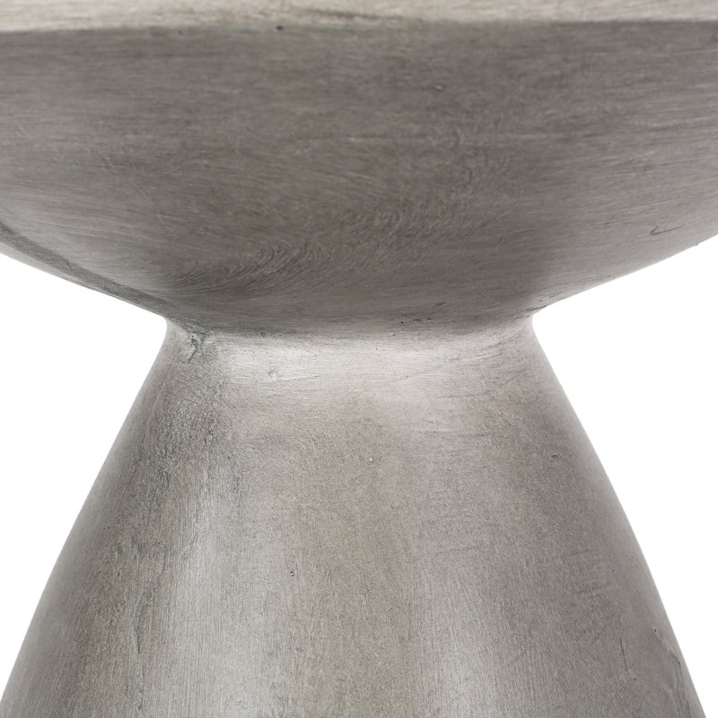 Table d'appoint d'extérieur en béton léger - et charmante avec un design chic sans assemblage requis