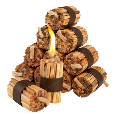 Recharge de 20 bâtonnets d'allume-feu Fatwood