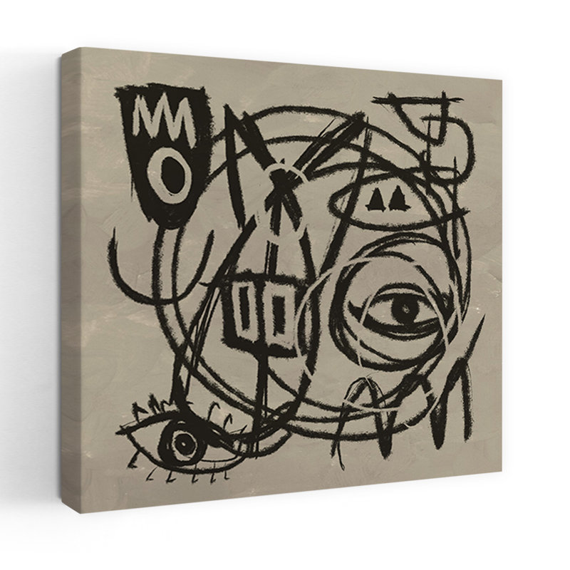 Art contemporain contemporain abstrait, H 18 po x l 18 po