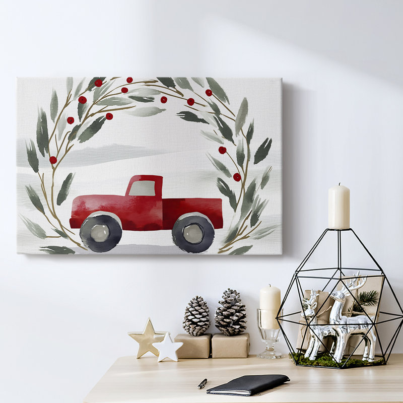 Christmas Holiday Arts - Toile tendue avec châssis, H 40 po x l 60 po