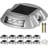 Solar Dock Lights Low Voltage Solar Powered Integrated LED Metal Pathway Light Pack-63896430