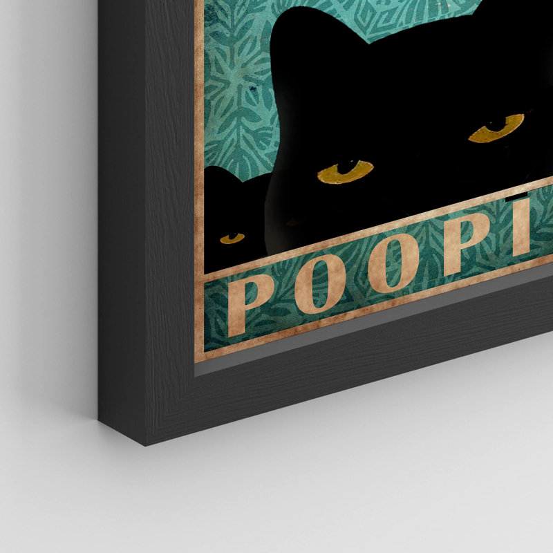 «Aare You Pooper» sur papier, Noir, H 14 po x l 11 po