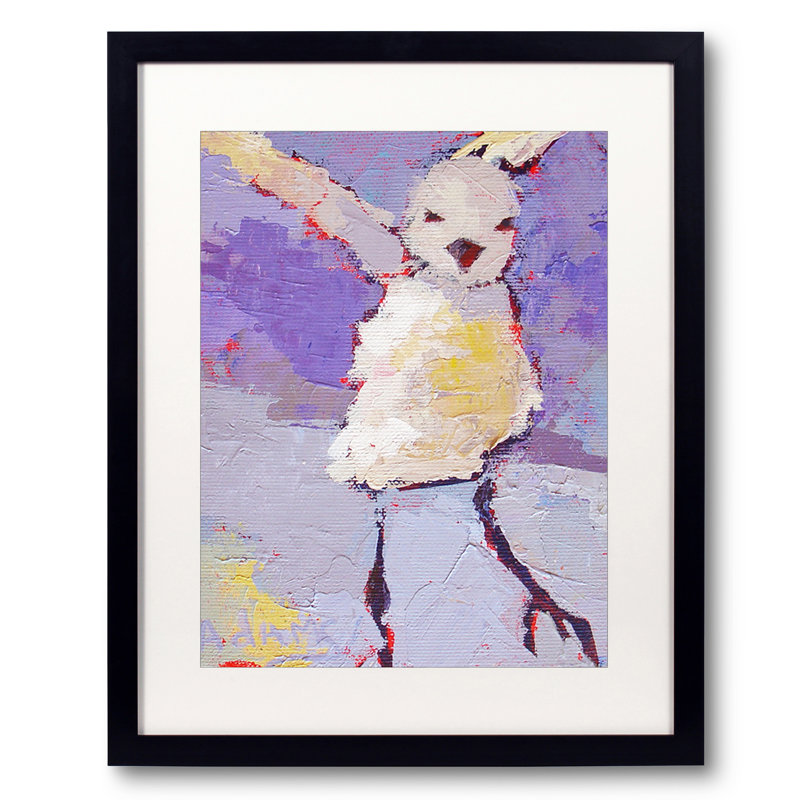 «Dancing Baby Plover» par Phyllis Adams, 20" H x 16" W