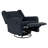 Mandie 37.4" Wide Swivel Rocking Manual Recliner in Faux Leather-1749007318