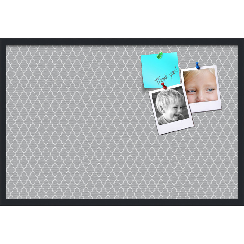 Babillard Pin Cork Pinpix, 24 po x 24 po, Gris