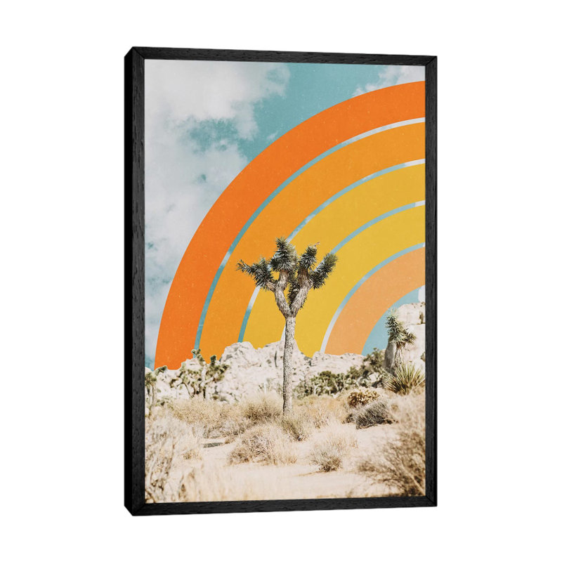 Desertscape by Alisa Galitsyna - Print on Canvas, Black Framed, 66.04 cm H x 45.72 cm W