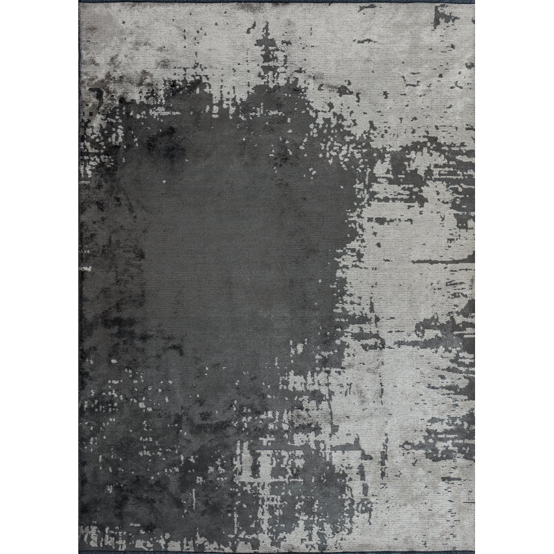 Tapis noir / gris Rapture, Rectangle 7 pi 10 po x 9 pi 10 po