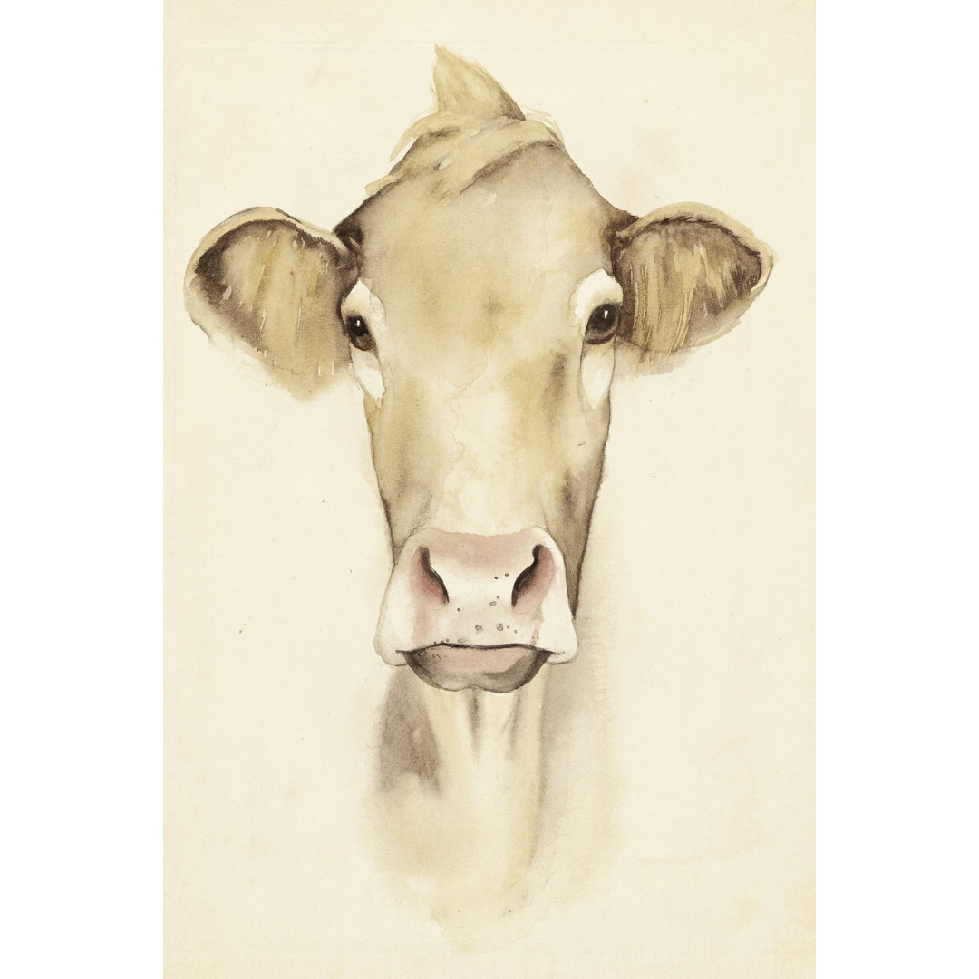 Leinwandbild Watercolour Barn Animals III von Grace Popp