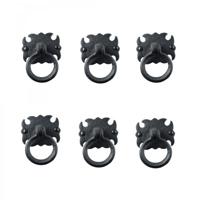 Cabinet Drawer Door Wrought Iron 1 3/4" Center Ring Pull Multipack