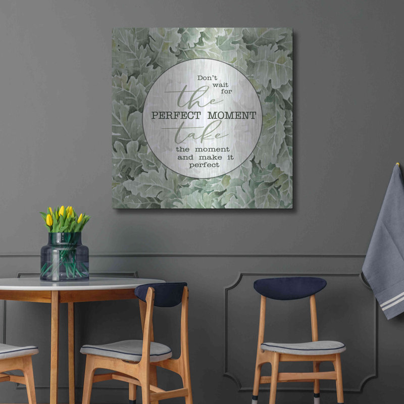 «Perfect Moment» par Cindy Jacobs, art mural en métal, H 36 po x l 36 po