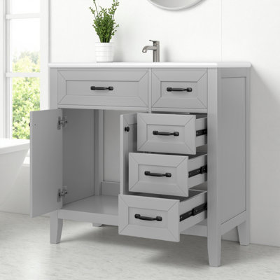 36 Inch Bathroom Vanity, Freestanding Bathroom Vanity With Sink