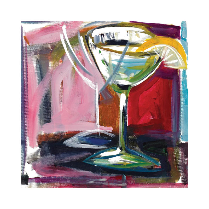 Party Drink by Andy Beauchamp - Wrapped Canvas Gallery-Wrapped Canvas Giclée, 30.48 cm H x 30.48 cm W