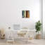 «Rustic Abstraction», brun, orange, bleu, impression-59974791-59974796