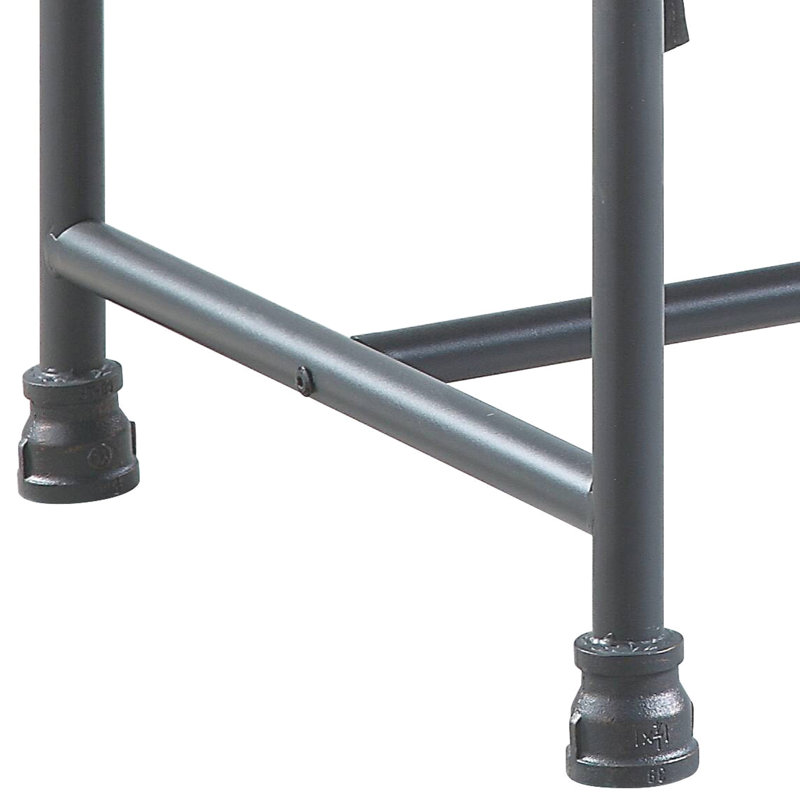 Structure en métal avec revêtement en velours gris et coussin de dossier en mousse à mémoire de forme