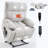 Dual Motor Infinite Position Up To 350 Lbs Chenille Power Lift Recliner Chair-1043349305