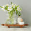 Normandy Wood Riser Footed Tray, Medium