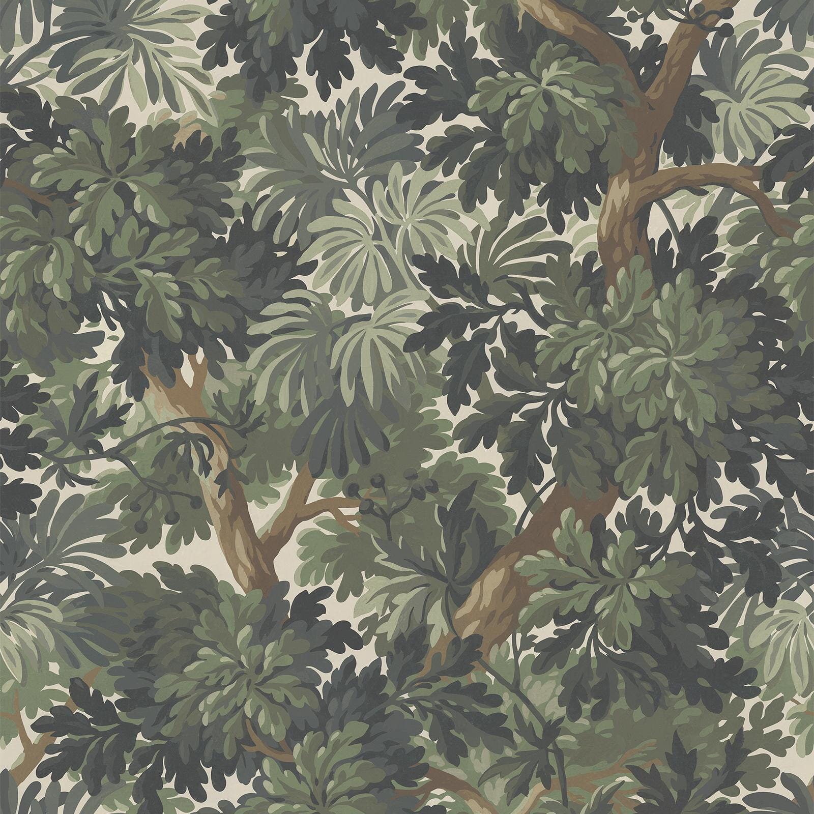 Foris Magna Wallpaper Roll, Verdure, 32.81' L x 26.97" W