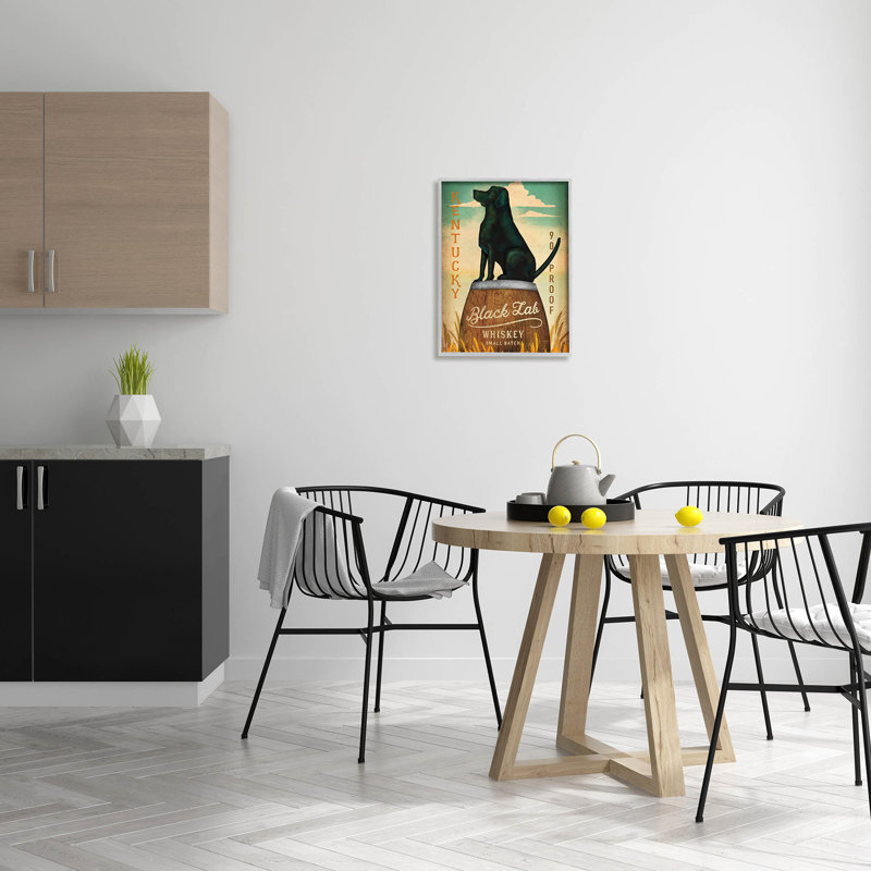 «Black Lab Whiskey VIntage Brewing» par Ryan Fowler - impression sur bois, H 20 po x l 16 po x P 1,5 po