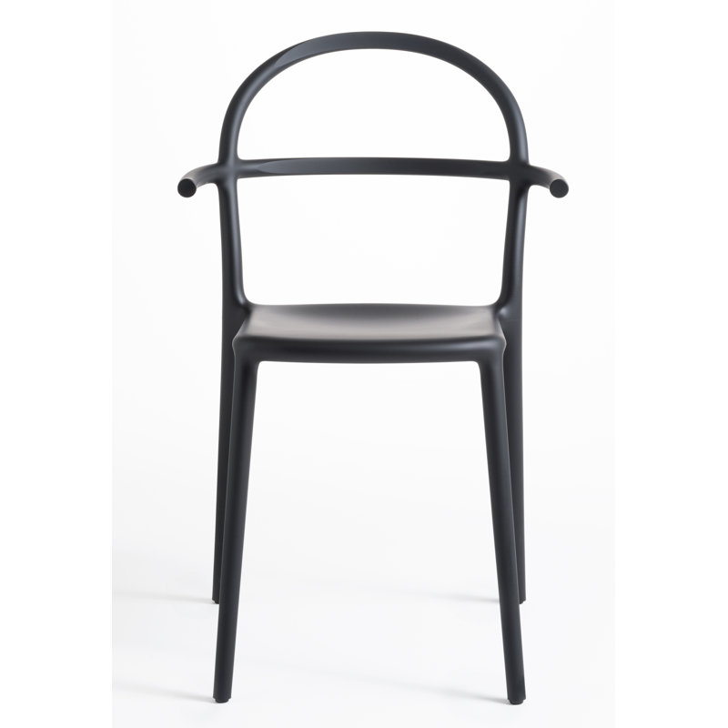 Generic C Arm Chair, Black