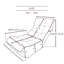 Fauteuil inclinable réglable réglable pour le confort et les loisirs, idéal pour les balcons et les tatamis-1926006175