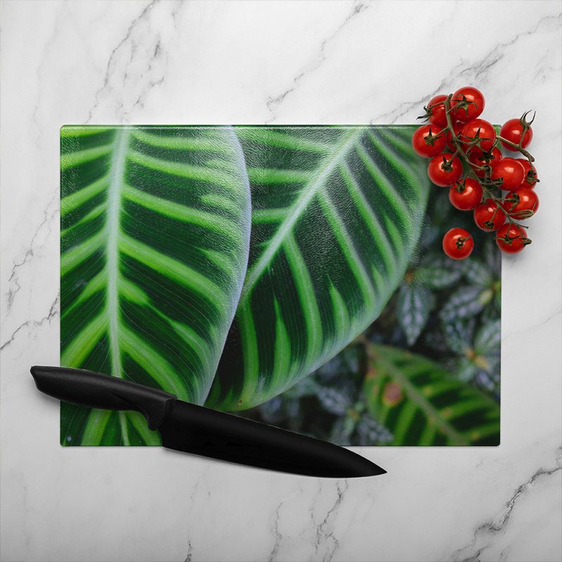 structure in exotic jungle ting Designer Glass Chopping Board
