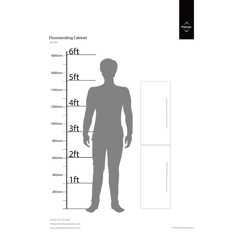 Pritt Freestanding Bathroom Cabinet