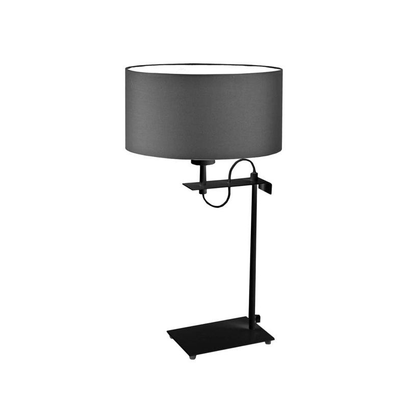 Arlena Metal Desk Lamp, Graphite, Black