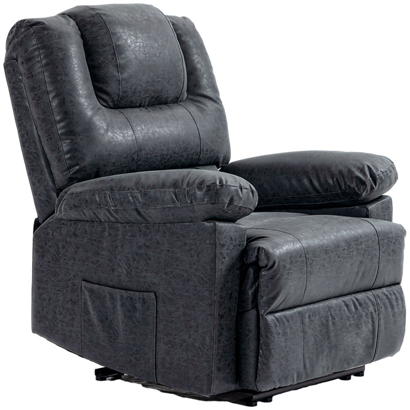 Fauteuil inclinable électrique en cuir Richella