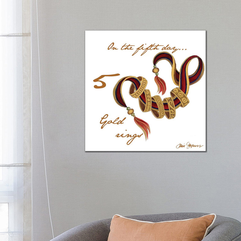 Five Rings by Janice Gaynor - Wrapped Canvas Print, 66.04 cm H x 66.04 cm W x 1.91 cm D
