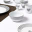  56 Piece Porcelain China Dinnerware Set - Service for 6