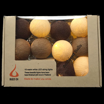 Misti LED Cotton Ball String Light