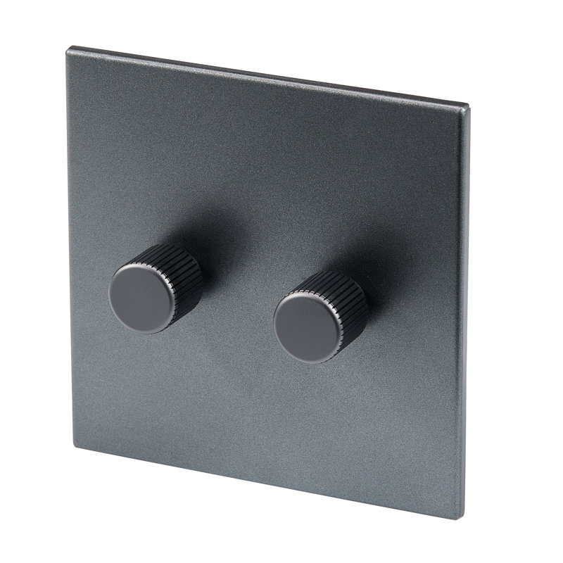 Accessoire gradateur double , 8, Graphite
