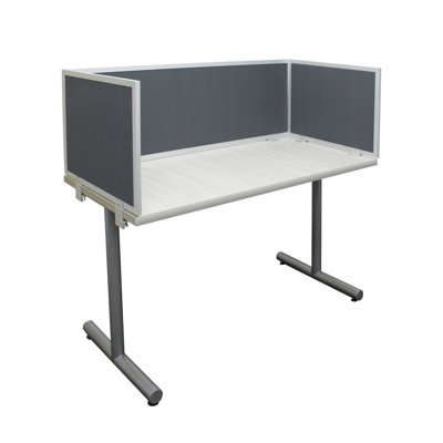 Panneau d'intimité acoustique fixé au bureau