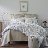 Chloe Pink Floral Cotton Duvet Cover Set Collection
