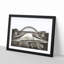 Tyne Bridge Linking Newcastle - Picture Frame Painting Print-56733665-56733669