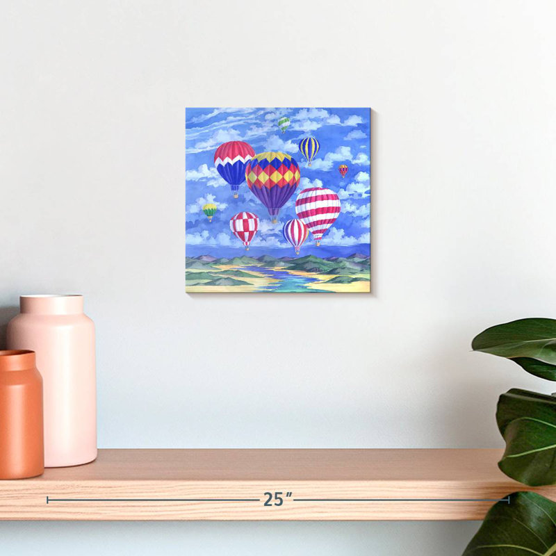 Balloons Over River